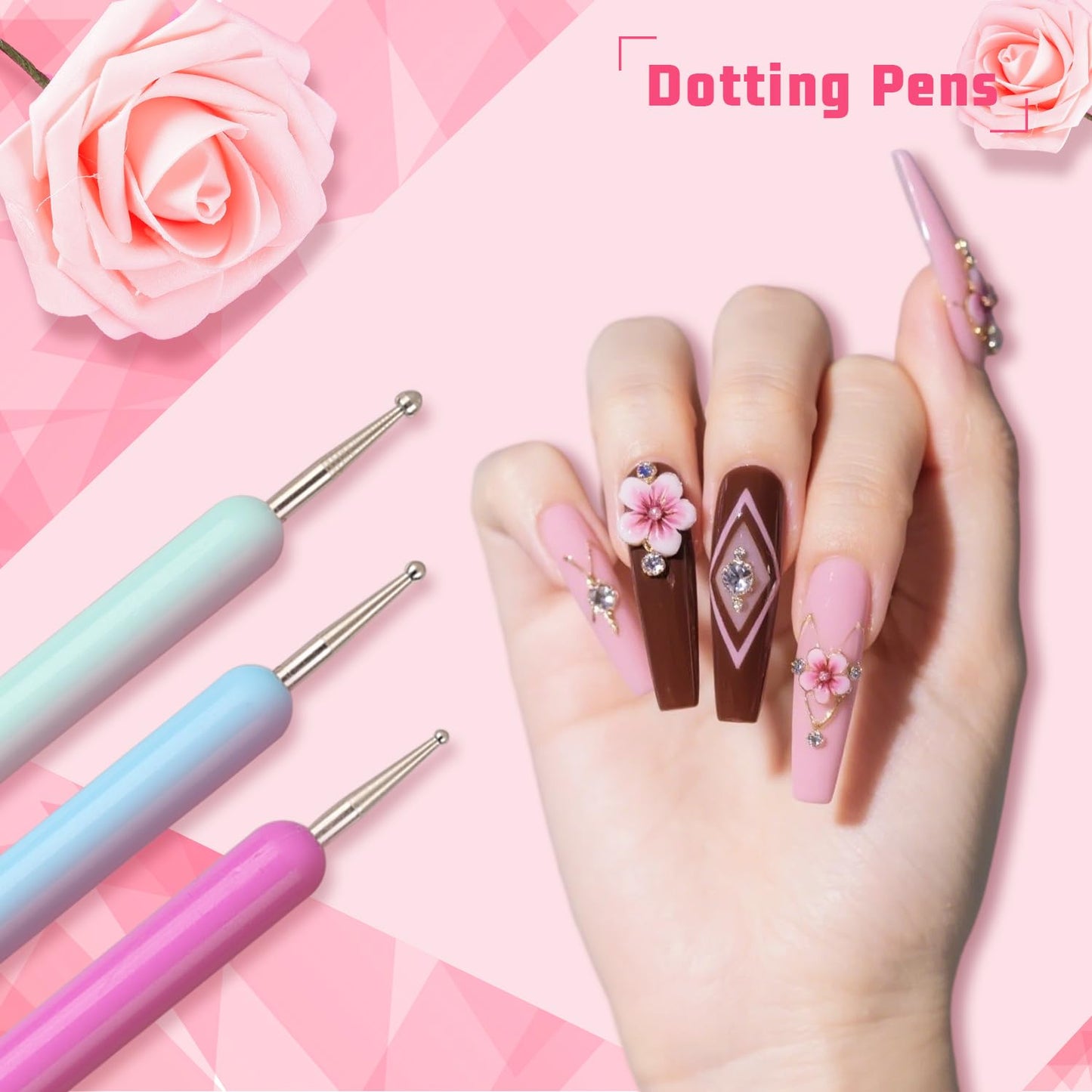 Sponge Pat Paint Nail Gel, Ombre Nails Gradient Gel Nail Blush Blooming Aura Nails Drawing Stripper Floral Painting DIY Nail Art, No Wipe, UV/LED Curing (16 Colors i)