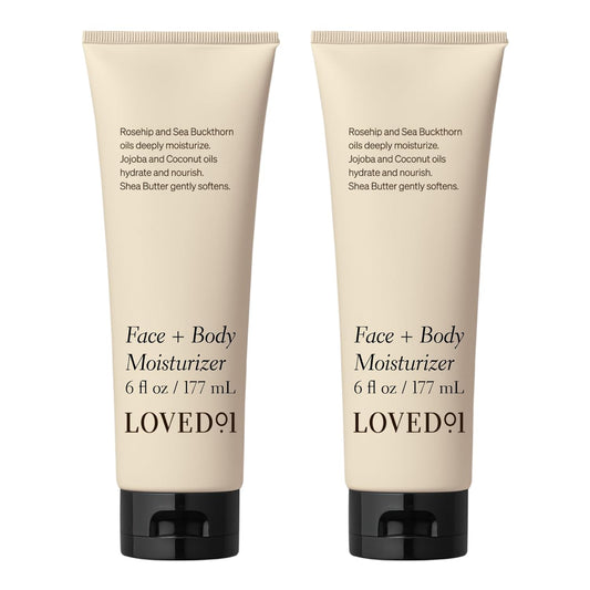 Face & Body Moisturizer, John Legend Skincare, Fragrance-Free, Daily Hydrating Cream, Deeply-Moisturizing & Non-Greasy Formula with Shea Butter, 2-Pack (6 oz each)