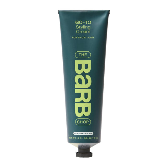 Barb Styling Cream for Women and Men - Soft Hold Hair Styling Cream for Curl Definition and Frizz Control - Lightweight, Natural Finish - Fragrance Free - 3 fl oz