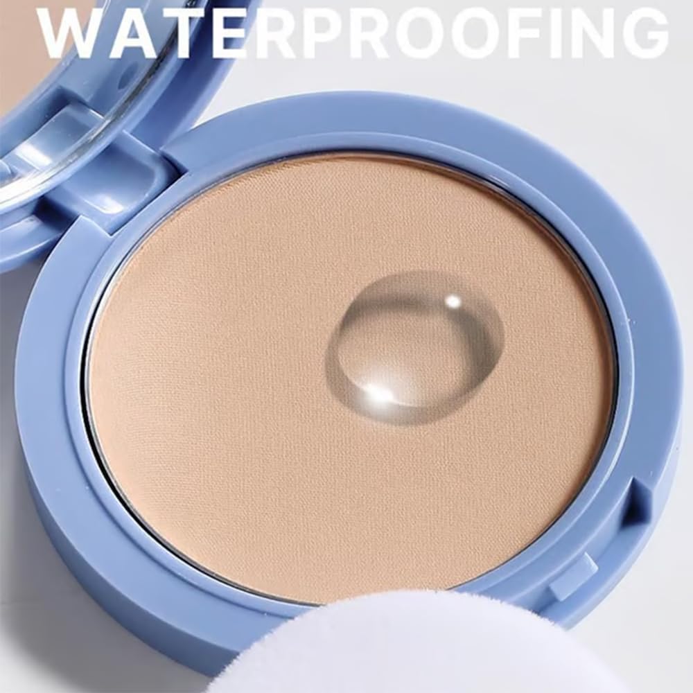 Beauty Powder Cake For Makeup Hold, Face Powder Waterproof Sets Makeup, Matte Perfection Pressed Powder, Long Wearing, Oil & Shine Control for All Skin Tones (#5, 1)