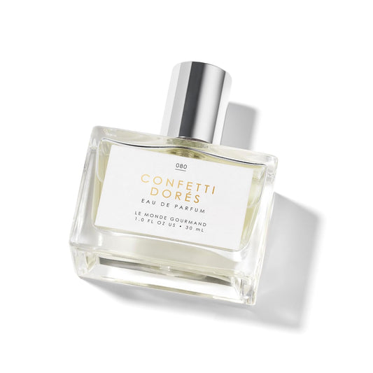 Le Monde Gourmand Confetti Dorés Eau de Parfum- 1 fl oz (30ml) - Birthday Cake, Vanilla, Rose Perfume Notes