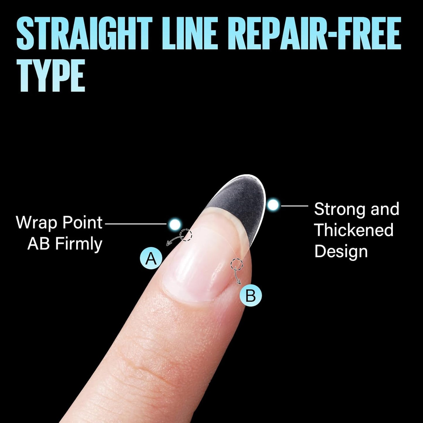 TOMICCA Short Oval Nail Tips 510Pcs Acrylic Fake Nails Full Matte, 12 Sizes No C Curve Nail Tips Half Cover for Salon DIY Nail art