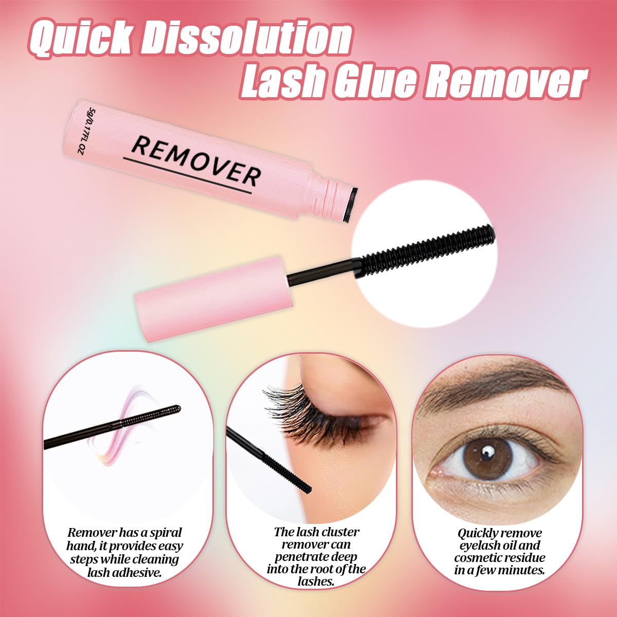 DIY Lash Extension Kit 584 Pcs Lashes Clusters with Bottom Lashes Lash Bond and Seal Glue Remover Lash Shampoo Cleansing Brush Headband Wristband Tweezers Eyelash Brush Applicator