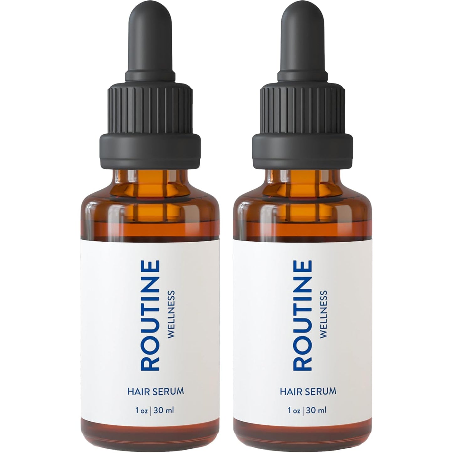 Routine Wellness Advanced Hair Serum - Nourishing Scalp Treatment for Enhanced Hair Support with Natural Oils, Ideal for Men & Women - 30ml (Pack of 2)