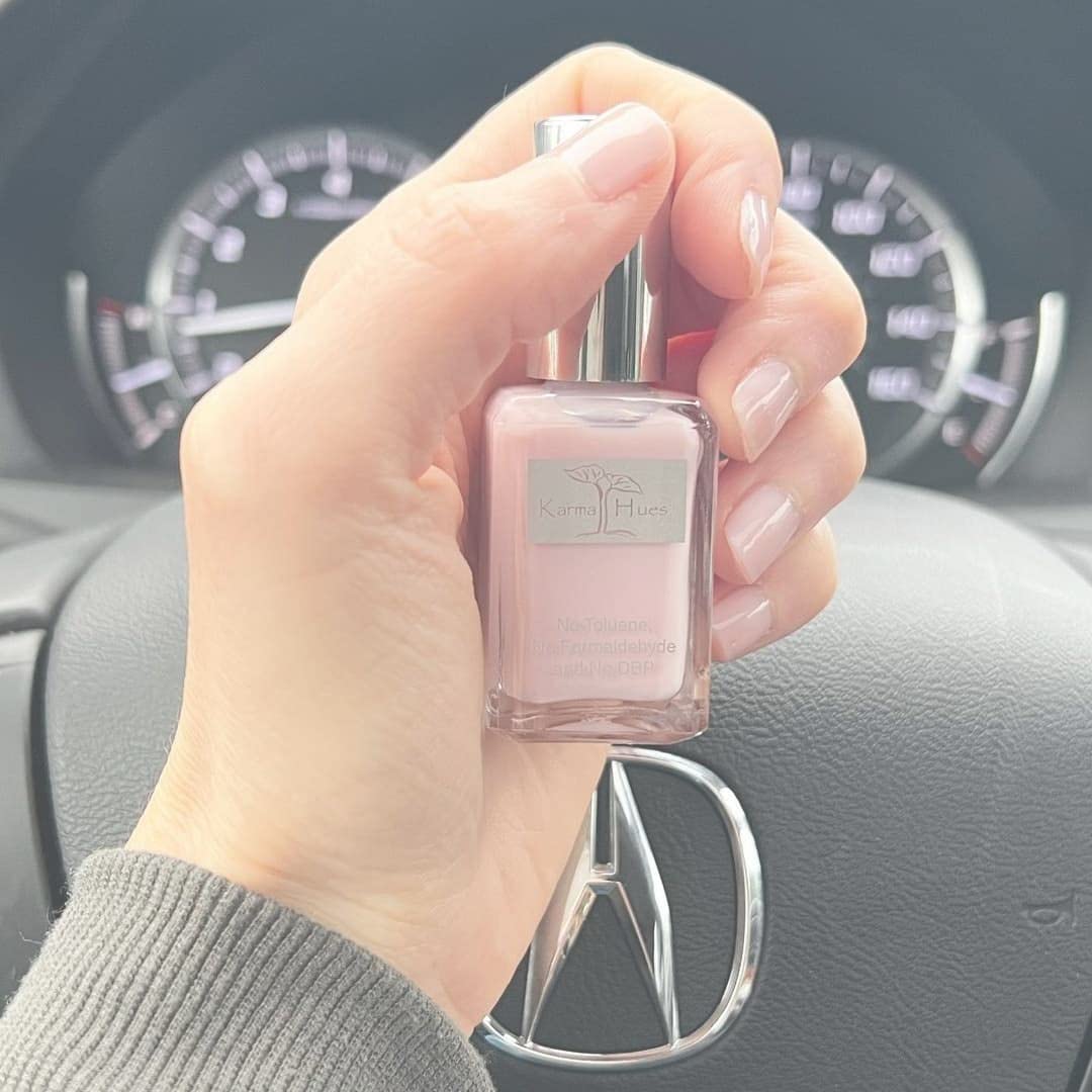 Karma Organic Natural Nail Polish-Non-Toxic Nail Art, Vegan and Cruelty-Free Nail Paint (May Blossoms)