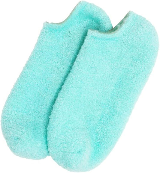 Barefoot Scientist Sleep On It Overnight Moisturizing Gel Socks, Nourish Your Feet (Teal)
