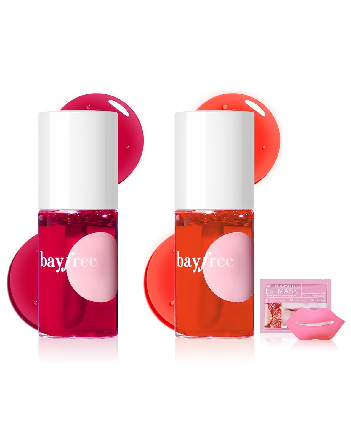 Lip Tint Stain Set, Lip Stain Long Lasting Lightweight Waterproof, Transfer-Proof, Non-sticky, Lip Makeup Matte Finish