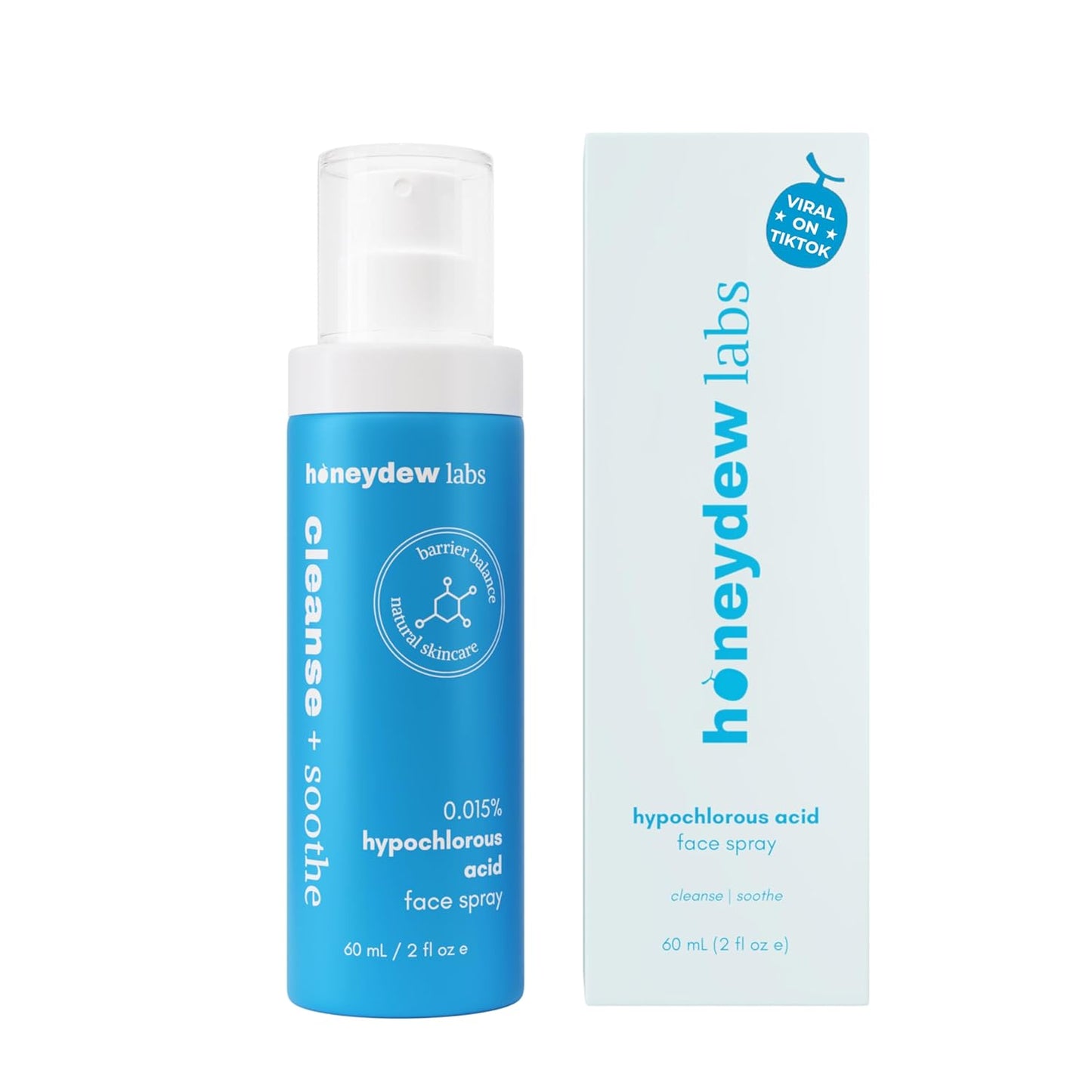 Hypochlorous Acid Spray – HOCl Face & Skin Mist for Acne, Eczema & Irritation – Multi-Purpose Skin Repair – Eyelid Cleanser, Post-Workout, Post-Procedure, Scalp, Sensitive Skin TSA 2 oz