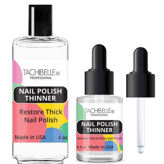 Tachibelle Nail Polish Thinner - Bring your old polishes back to life (Refill Size Kit)