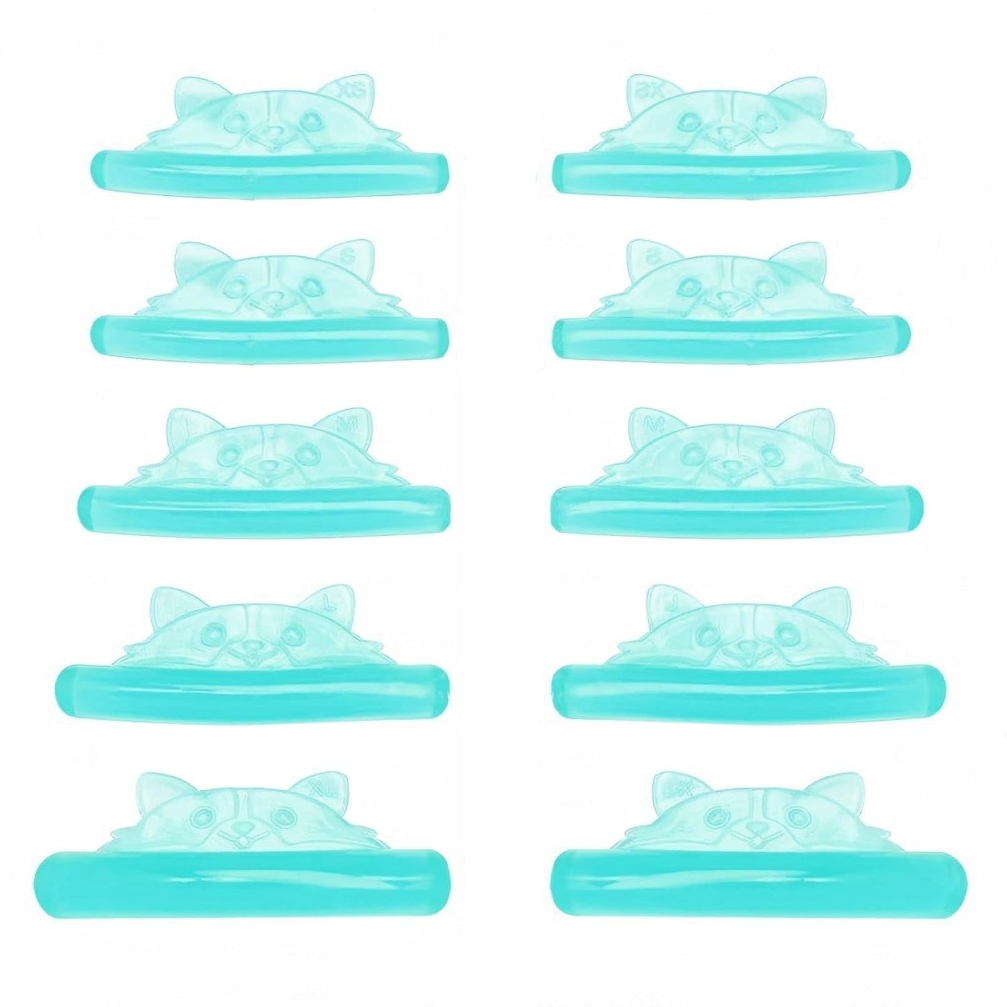 Eyelash Lift Pads Lash Lift Rods Eyelash Perm Silicone Pads 5 Sizes Reusable Soft Lash Lift Shields for Different Length Eyelashes Perfect Lifting