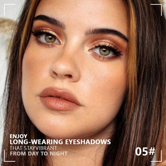 Monochrome Powder Eyeshadow Palette Makeup,Dark Brown Natural Neutral Single Shimmer Eye Shadow for Older Women,Buildable Sparkly Eye Finish,Long Lasting Naturing-Looking