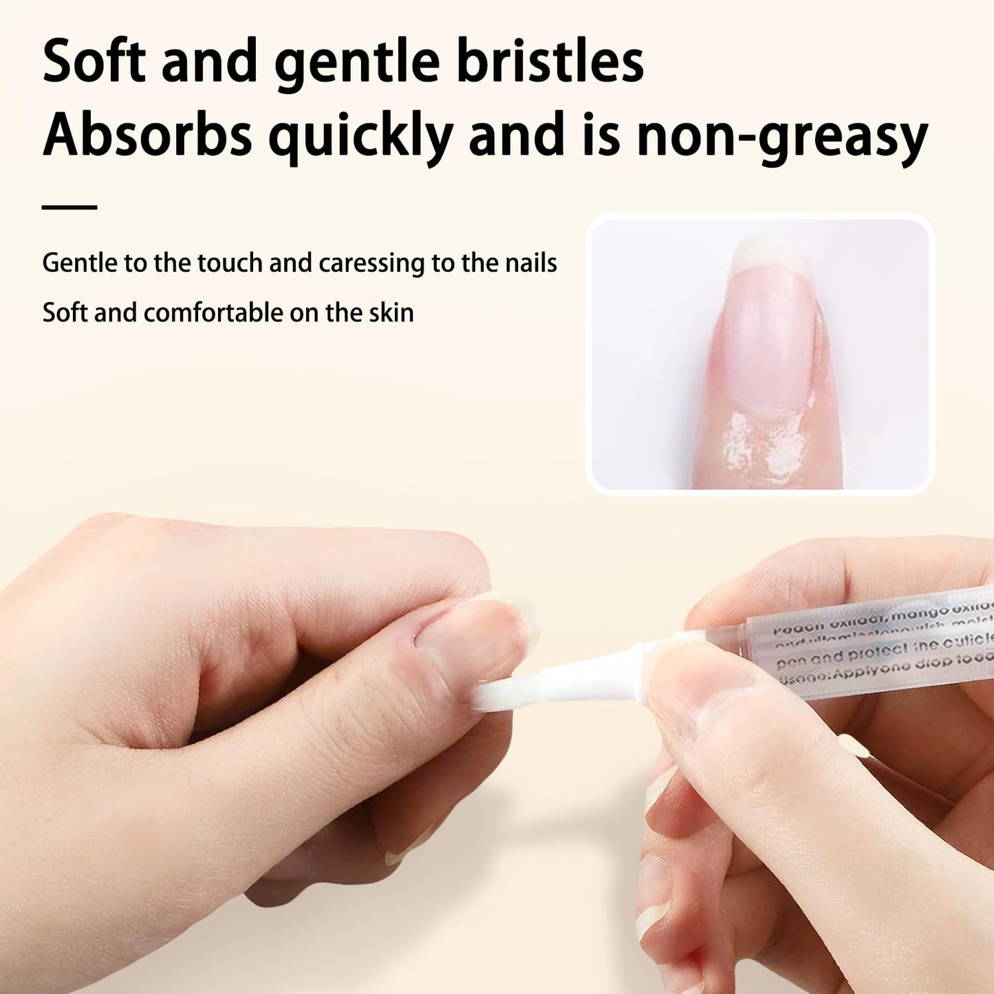 2pcs Cuticle Oil Pen Sweet Almond Nail Growth Serum and Repair Treatment Hydrating Oilfor DryCuticles and Skin CuticleBuddy Revitalize Nailswith Radiant Cosmetics' NailGrowthOil