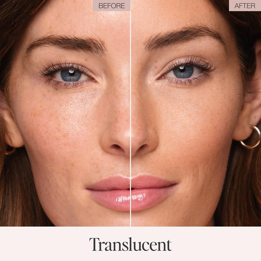 Jouer Soft Focus Hydrate & Setting - Pressed Powder with Matte Finish - Blurring Powder for Fine Lines and Pores - Set Face Makeup Foundation or Concealer - Translucent