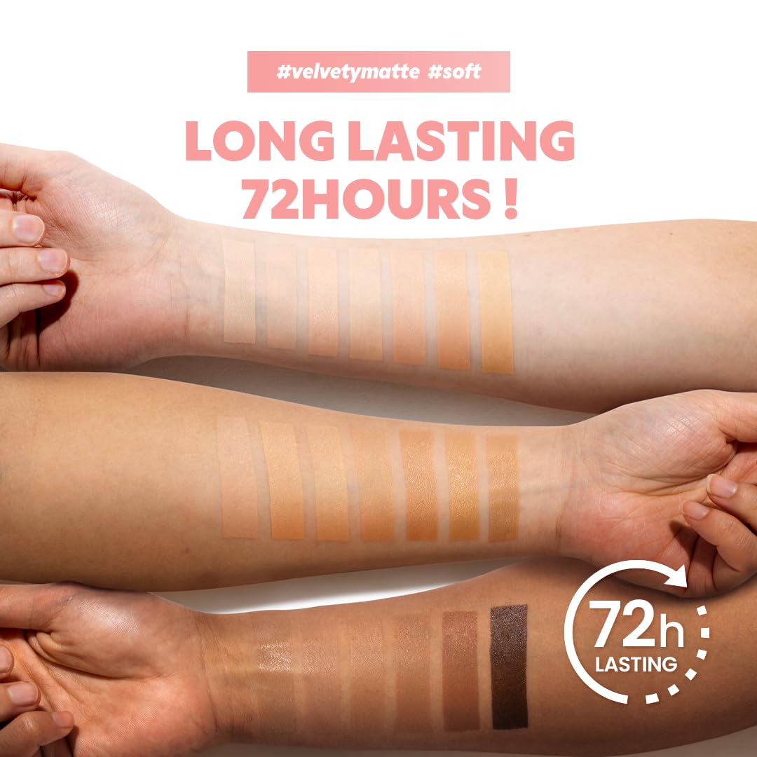 [*Mini Size*] TIRTIR All Cover Pink Cushion | Korean Cushion Foundation, (#24N Latte, 0.15 Fl Oz)