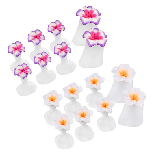 Beaupretty 16 Pieces Manicure Separator Silicone Flower Shape Spacers Divider Reusable Toenail Stretchers Cushions for Women Men