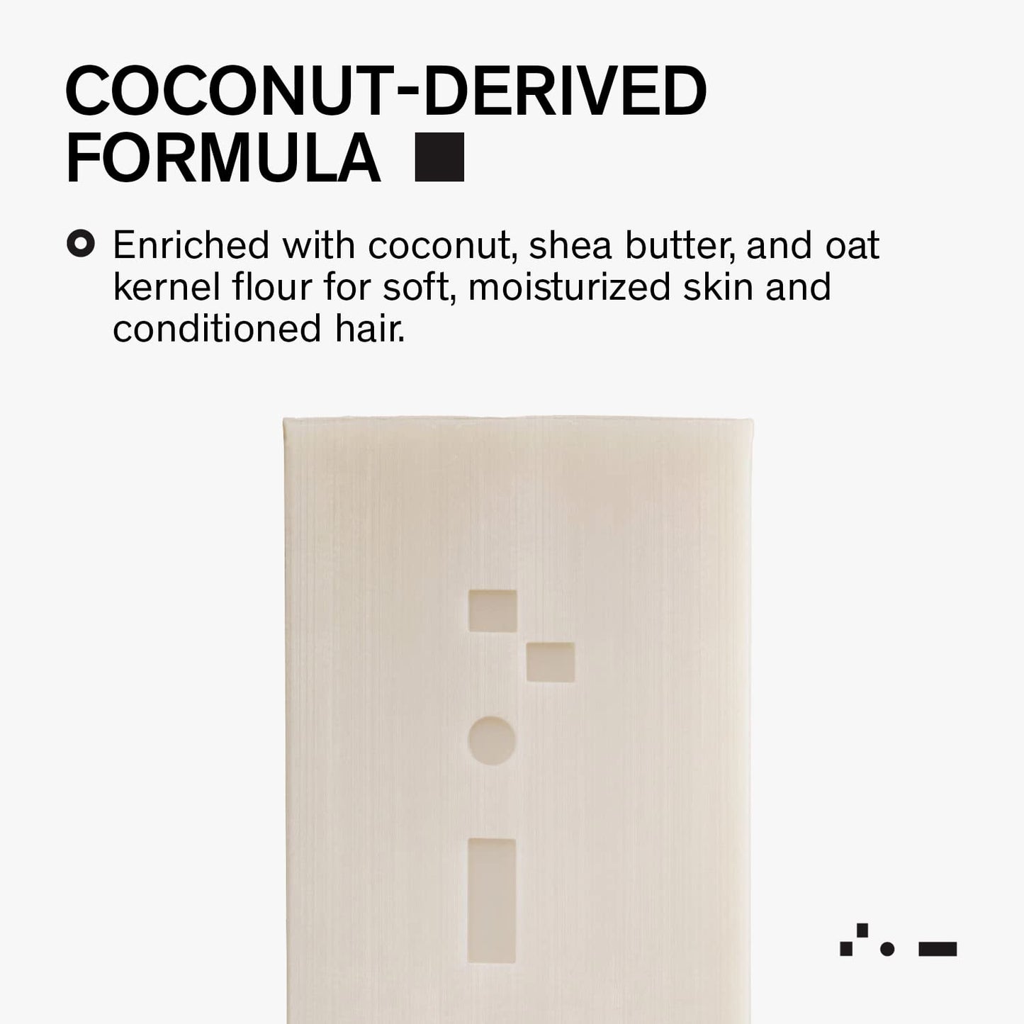 Bravo Sierra Sandalwood & Fig All-In-One Shampoo Bar for Face, Hair & Body - Coconut, Shea Butter & Oats for Soft Skin & Healthy Hair, 3-Pack, 7 oz