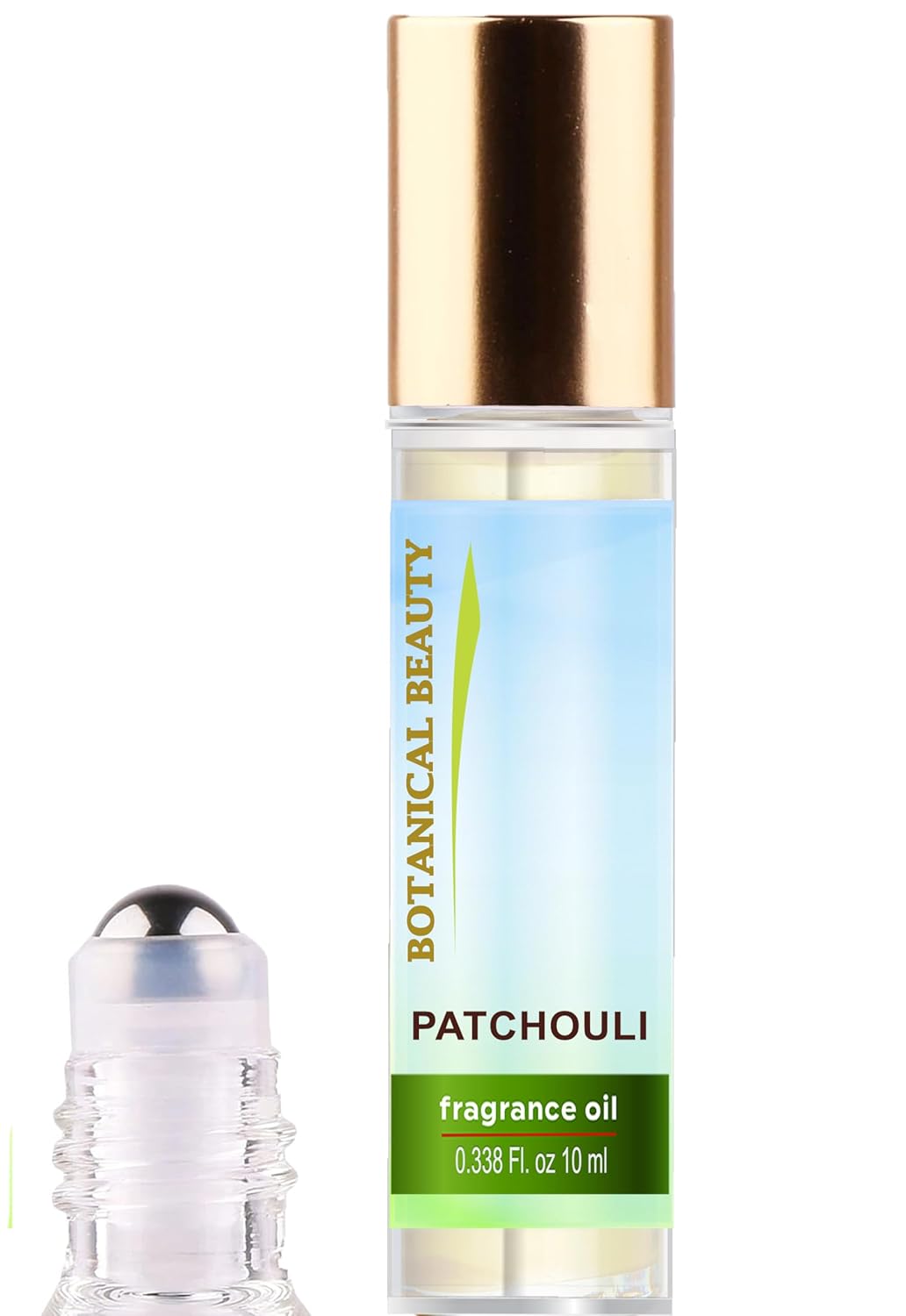 Botanical Beauty PATCHOULI FRAGRANCE OIL ROLL-ON 0.338 FL OZ (10 ML) Rollerball Perfume, Alcohol-Free, Long Lasting