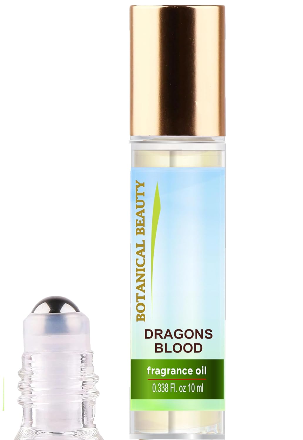Botanical Beauty DRAGONS BLOOD FRAGRANCE OIL ROLL-ON 0.338 FL OZ (10 ML) Rollerball Perfume, Alcohol-Free, Long Lasting