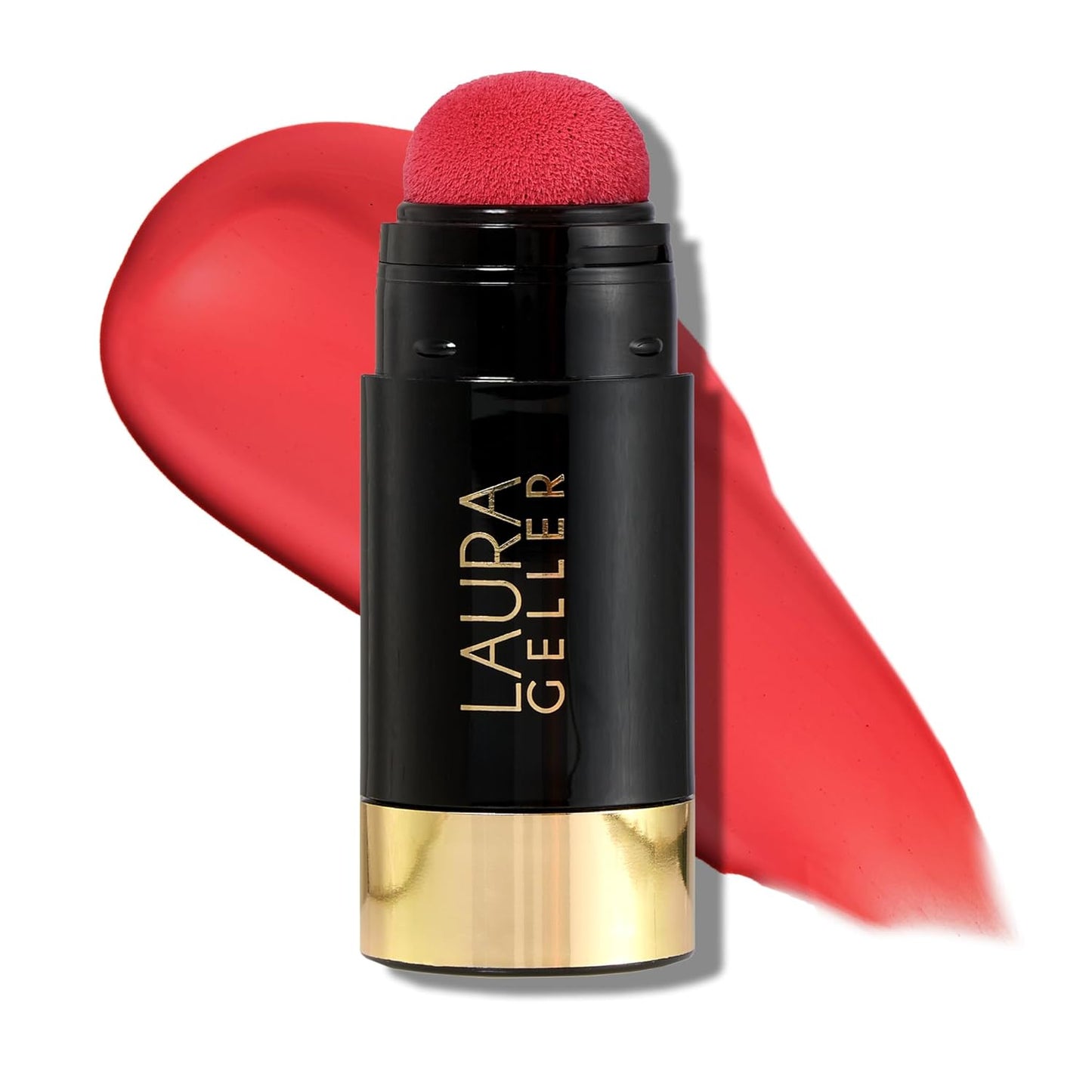 LAURA GELLER NEW YORK Serum Blush Tint, Lightweight Liquid Blush for Cheeks, Weightless Watercolor Sheer Finish, Graceful Guava