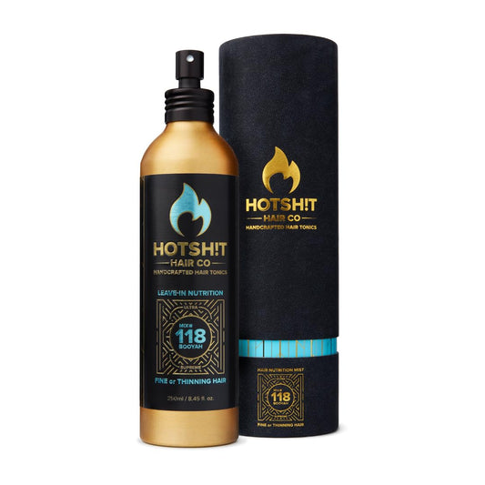 Mix #118 Hair & Scalp Nutrition for Fine & Thinning Hair – Volumizing & Thickening Spray with Castor Oil, Dead Sea Salt & Cedarwood – Boosts Strength, Retention & Fullness -8.45oz