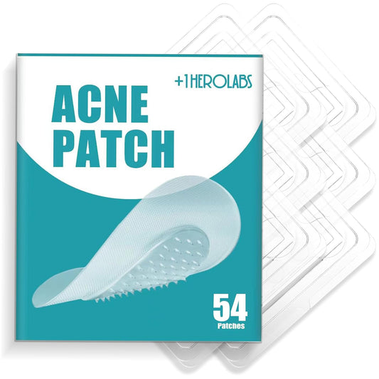 Microdart Acne Patch (54 Patches) - Hyaluronate Acid & Salicylic Acid Hydrocolloid Pimple Patch for Deep, Early and Hidden Blemishes (54 Count (Pack of 1))