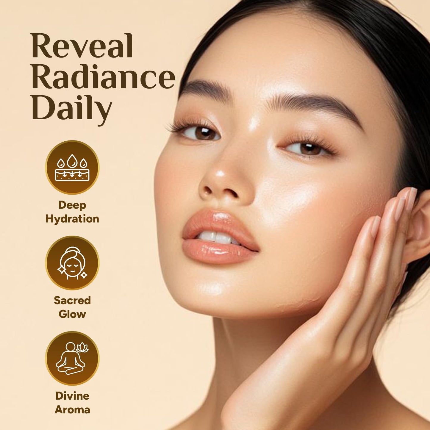 Pure Organic Moringa Oil with Blue Lotus Flower | Deep Hydrating & Anti-Aging Ritual Oil for Skin, Hair & Nails | Premium 100% Cold Pressed Moringa Seed Extraction, Nourishes & Hydrates Skin 1oz.