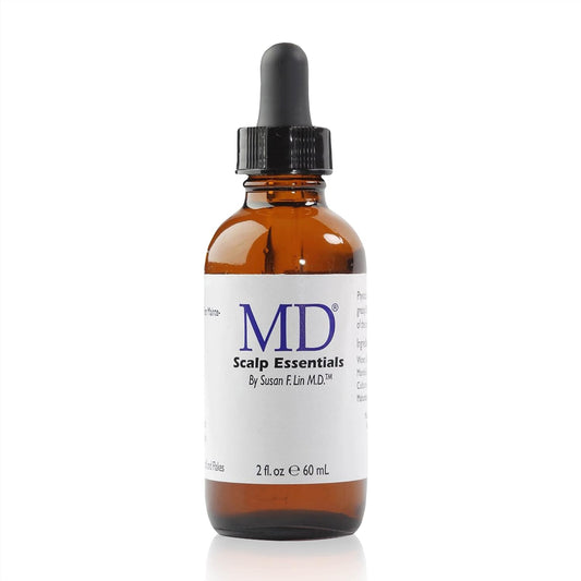MD Scalp Essential Serum | Hair Growth Treatment Formula for Dandruff, Hair Loss, Scalp-Itch, thinning, | Promote Hair Regrowth, DHT Blocking | 2 Fl Oz 2 Months Supply