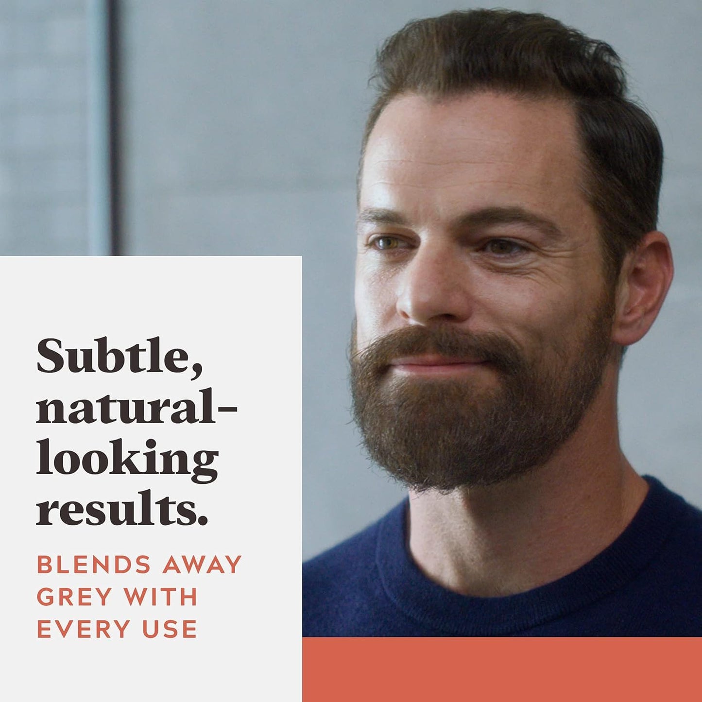 Just for Men Control GX Grey Reducing Beard Wash Shampoo with Keratin, Gradually Colors Mustache and Beard, Leaves Facial Hair Thicker Softer and Fuller, 4 Fl Oz - Pack of 1 (Packaging May Vary)