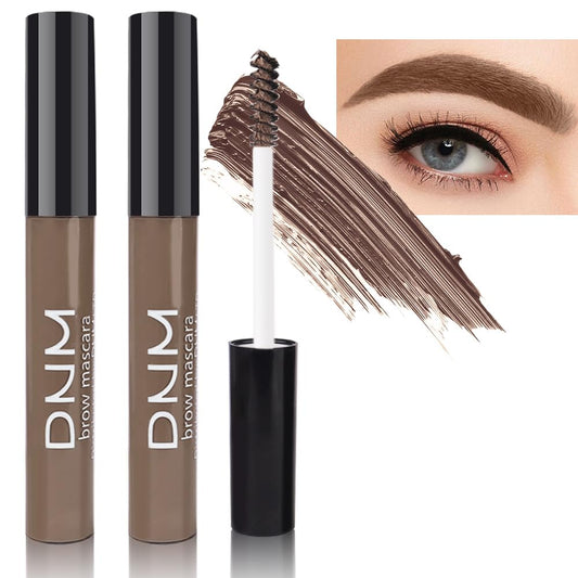 Kaely 2Pcs Eyebrow Gel Waterproof,Longwear Tinted Eye Brow Mascara,Eyebrow Color Makeup kit,maquillaje gel para cejas a prueba de agua,Long Lasting Eyebrows Vegan cosmetics,04 Dark Brown