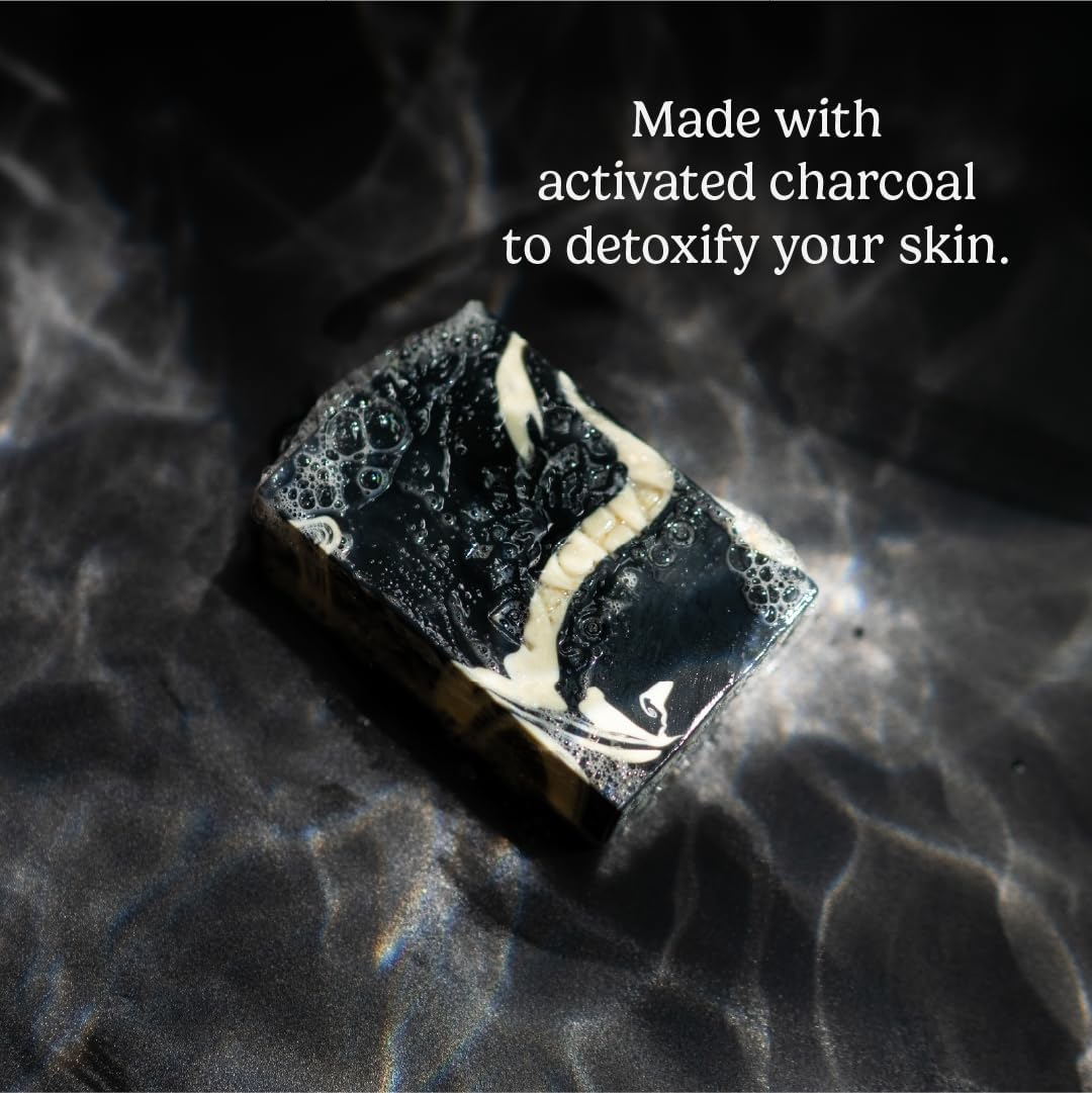 Pacha Soap Co. Bar Soap, Fan Favorites, 5-Pack (4 oz ea) - Almond Goat’s Milk, Dirty Hippie, Charcoal, French Lavender, & Golden Chai - Premium, Handcrafted, Hydrating, Soothing Essential Oils