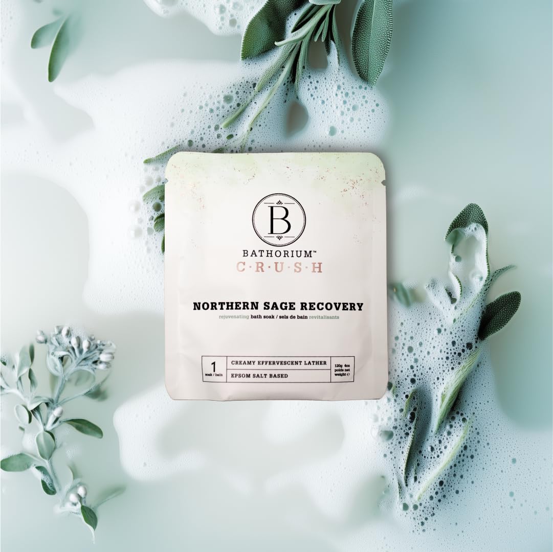 Bathorium Crush 8-Pack Signature Discovery Set, Luxury Bath Soaks, Dead Sea Salt, Epsom Salt, pH Balanced for Women, Gift Set, Each Soak is 4 oz