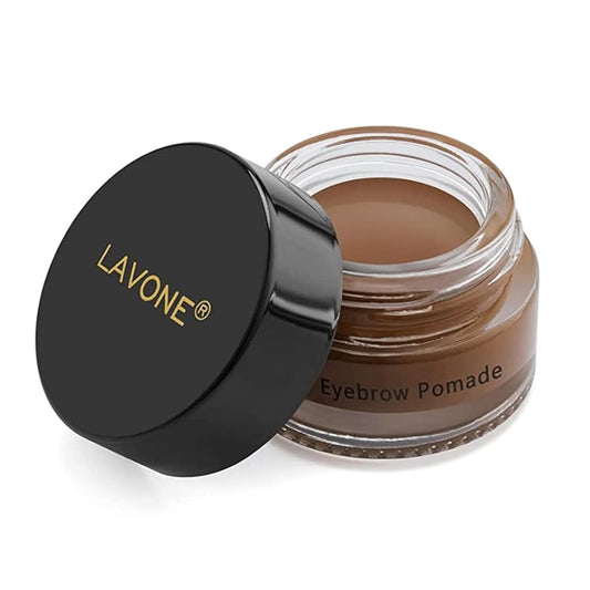 Eyebrow Pomade - Waterproof Brow Pomade for Long-lasting Results,Smudge Proof and Sweat Resistant Formula,Natural Eyebrow Makeup for All Skin Types and Tones - Light Brown