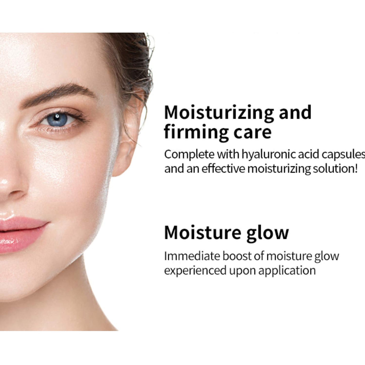 WELLAGE Real Hyaluronic Acid Hydrate One Day Kit Serum 2ea, Korean Beauty Secret Ampoule, High Concentration HA Ceramide 8 Herbal Extracts for Firming and Moisturizing Special Day Care