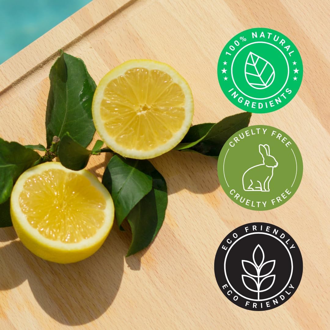 Lemon Essential Oil - 16 fl oz (473 ml) Amber Glass Bottle - 100% Pure Essential Oil - GreenHealth