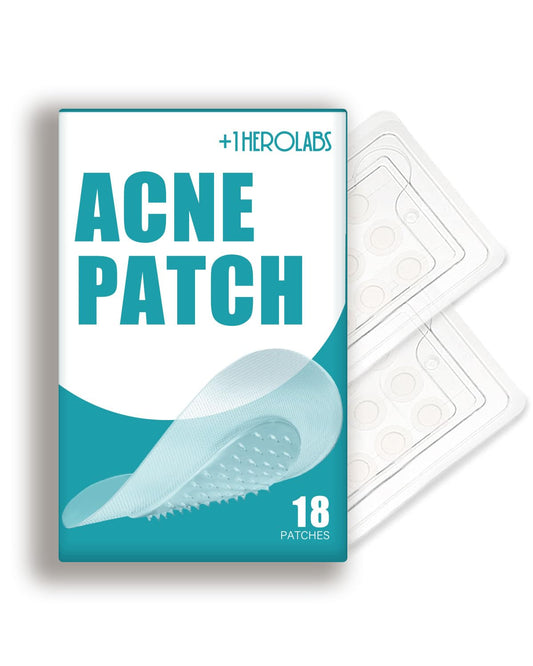 Microdart Acne Patch (18 Patches) - Hyaluronate Acid & Salicylic Acid Hydrocolloid Pimple Patch for Deep, Early and Hidden Blemishes (18 Count (Pack of 1))