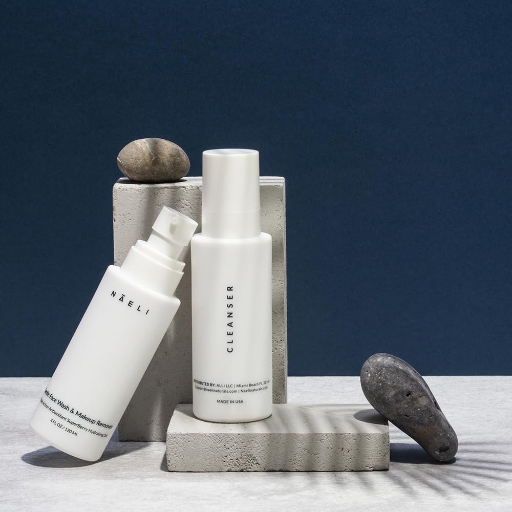 Gentle Face Cleanser - All Natural Anti Aging Vitamin C Face Wash for Sensitive & Dry Skin with Hyaluronic Acid & Antioxidants - Vegan & Cruelty Free, 4 oz