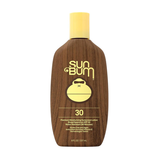 Sun Bum Original SPF 30 Sunscreen Body Lotion - Broad Spectrum Moisturizing Sunscreen with Vitamin E - Hawaii 104 Act Compliant (Made without Octinoxate & Oxybenzone) - 8 oz