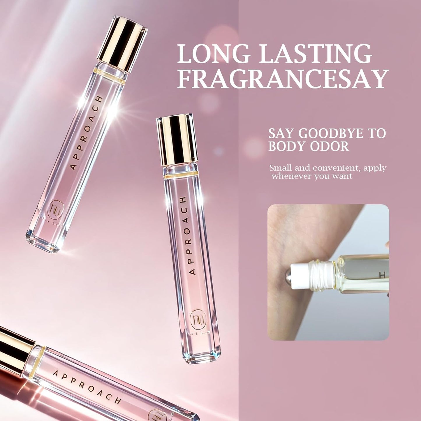 aopoka Roll-on Perfumes for Women & Men 10ml, Long-Lasting Pheromones Fragrances, Enhanced Scents Travel Size, Rollerball Perfume Oil - Orange, Grapefruit, Pepper, Flint & Patchouli（#4-TERRE D'HORSE）