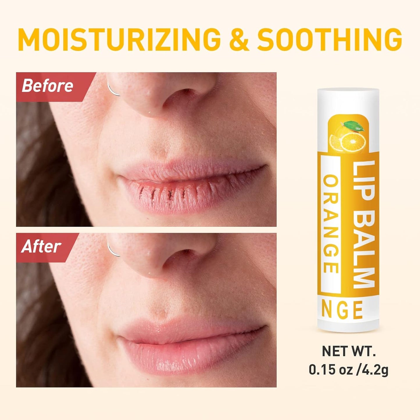 DMSKY Natural Lip Balm Bulk 24 Pack, Moisturizing Lip Balm with Vitamin E and Coconut Oil, Lip Care Product for Chapped Lips-12 Flavors