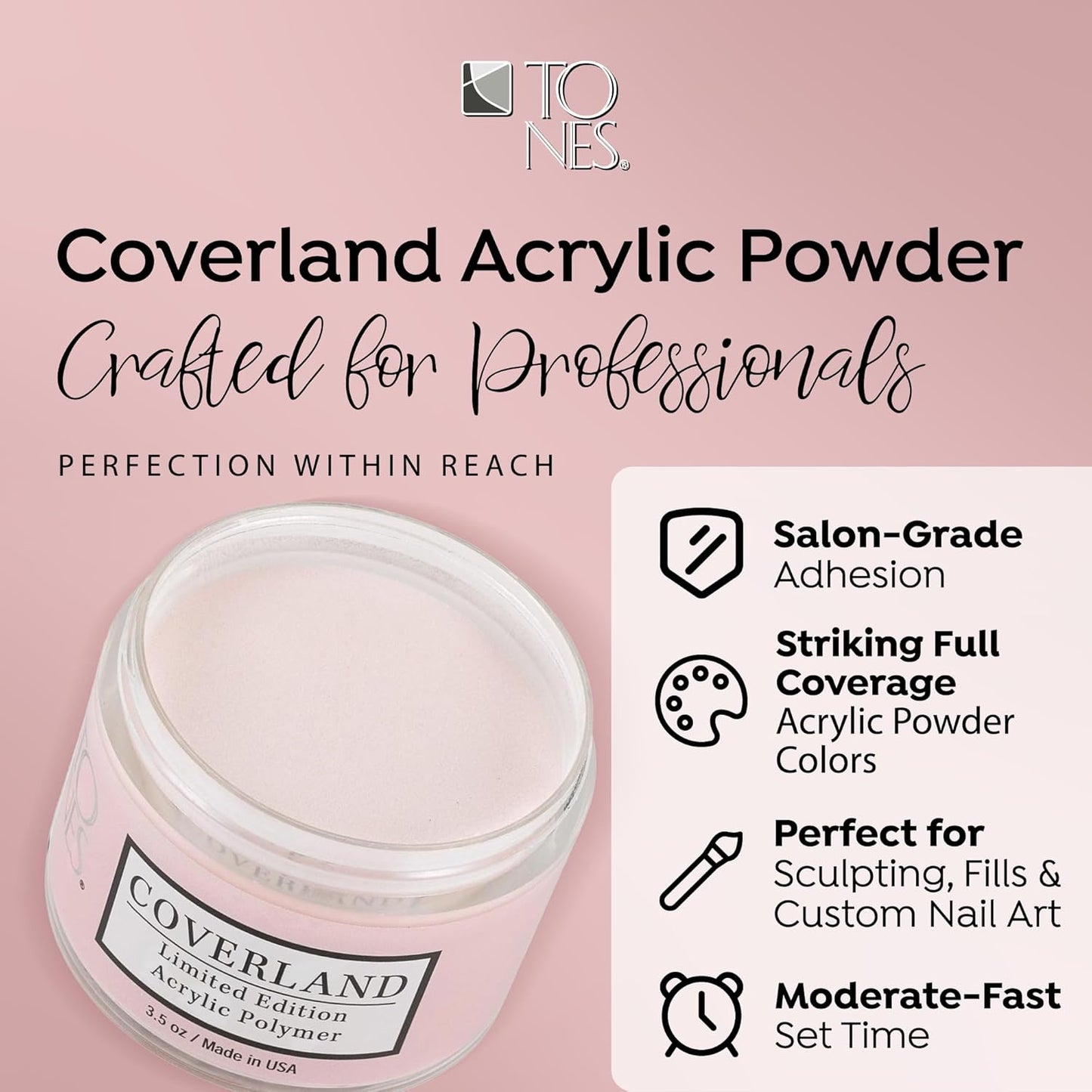 Coverland Acrylic Powder 3.5oz "Stay Close" - Limited Edition