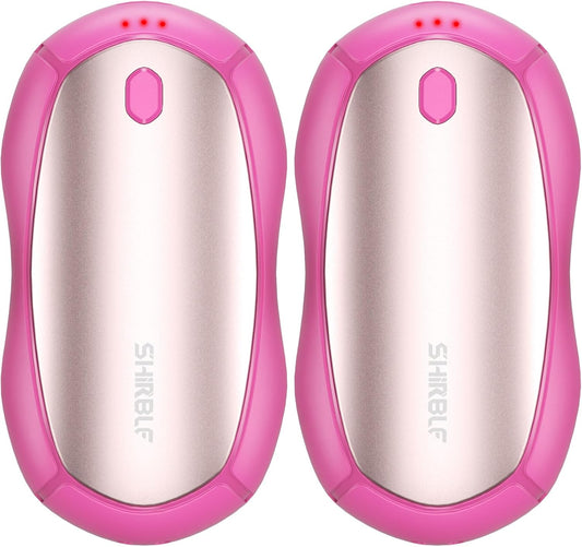 Hand Warmers Rechargeable, Electric Hand Warmers 2 Pack with Smart Chips Long Safe Heat, Portable Pocket Heater,Gifts for Christmas,Golf,Camping,Hunting, Stocking Stuffers