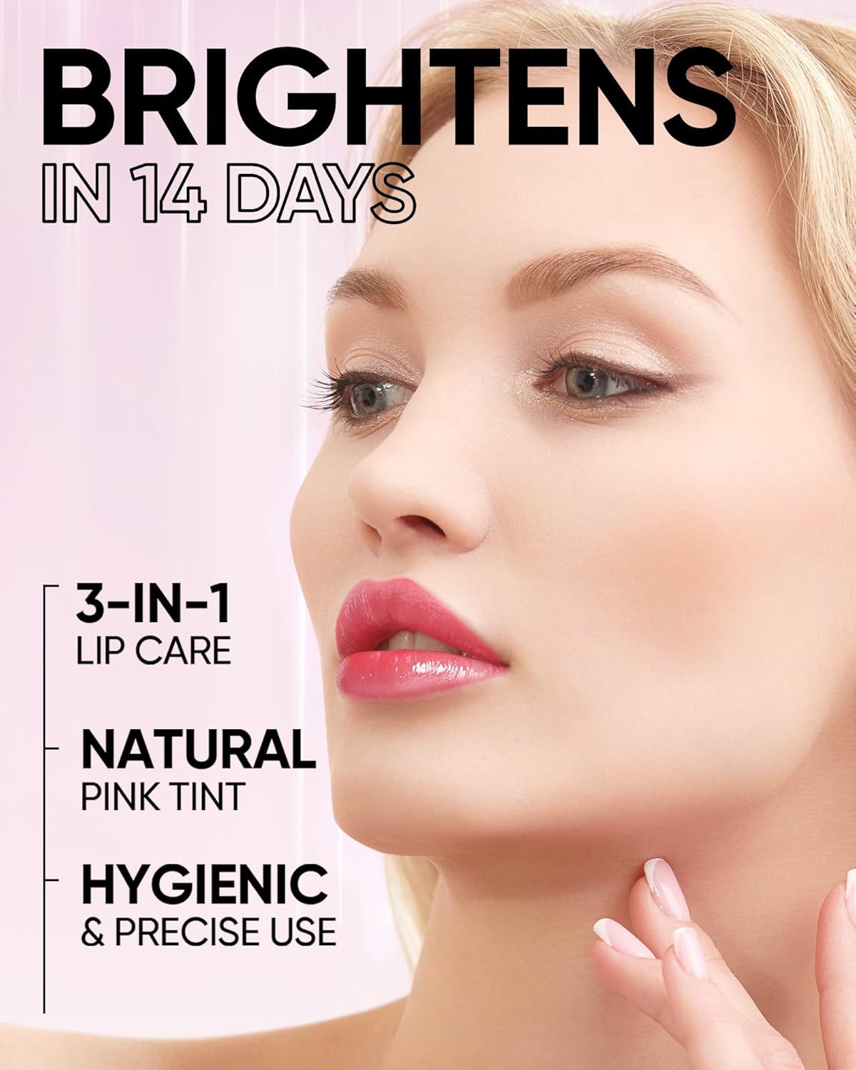 Hydrating Brightening Lip Serum, Nourishing Hydration Tinted Lip Stain, Plumping Lip Gloss with Polypeptide Squalane (03 Cherry Red)