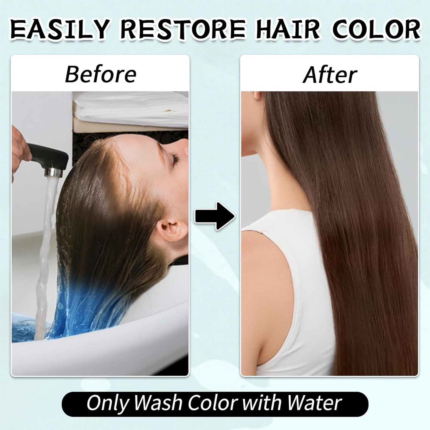 Temporary Green Hair Dye for Kids - Washable Color Suitable for Black & Brown Hair, Halloween Party Gift for Girls 7-12 Years Old