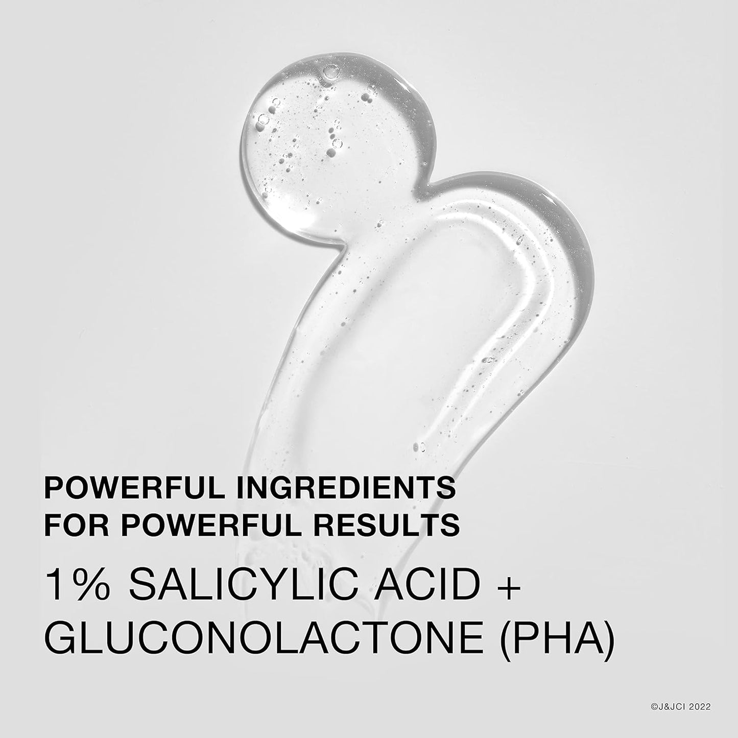 Neutrogena Salicylic Acid & PHA Stubborn Acne Body Wash, Exfoliating Cleanser Acne Treatment for Chest & Shoulder, Gently Clears, Exfoliates & Helps Prevent Breakouts, Fragrance Free, 8.5 Fl Oz