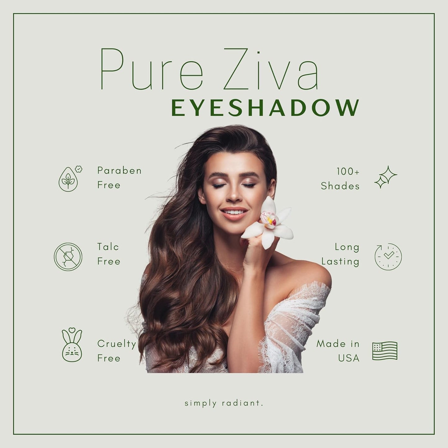 Matte Warm Tone Rose Pink & Brown Vegan Eyeshadow Palette; Talc, Paraben & Cruelty Free