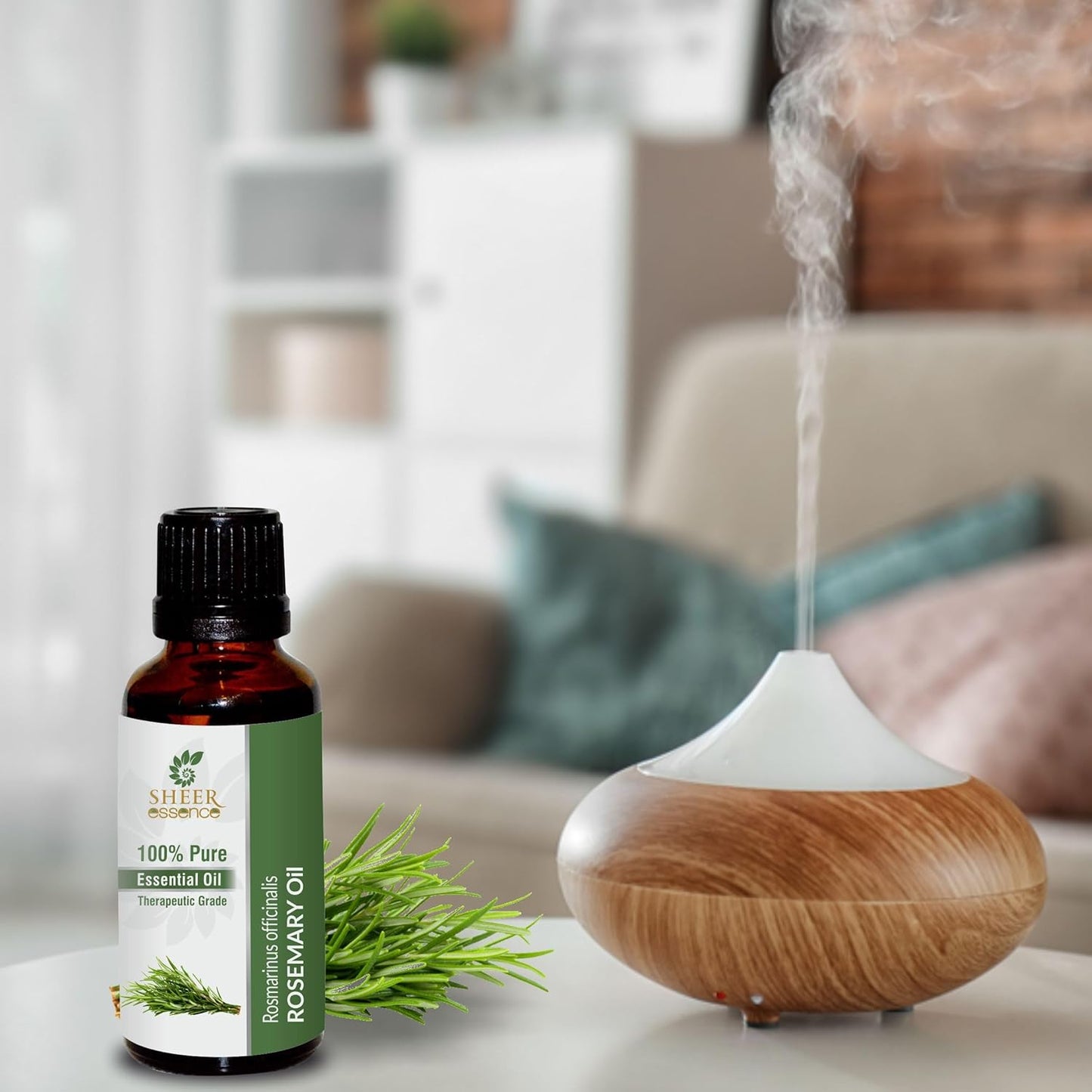 Rose Mary Oil -(Rosmarinus Officinalis)- Essential Oil 100% Pure Natural Undiluted Uncut Therapeutic Grade Oil 8.45 Fl.OZ