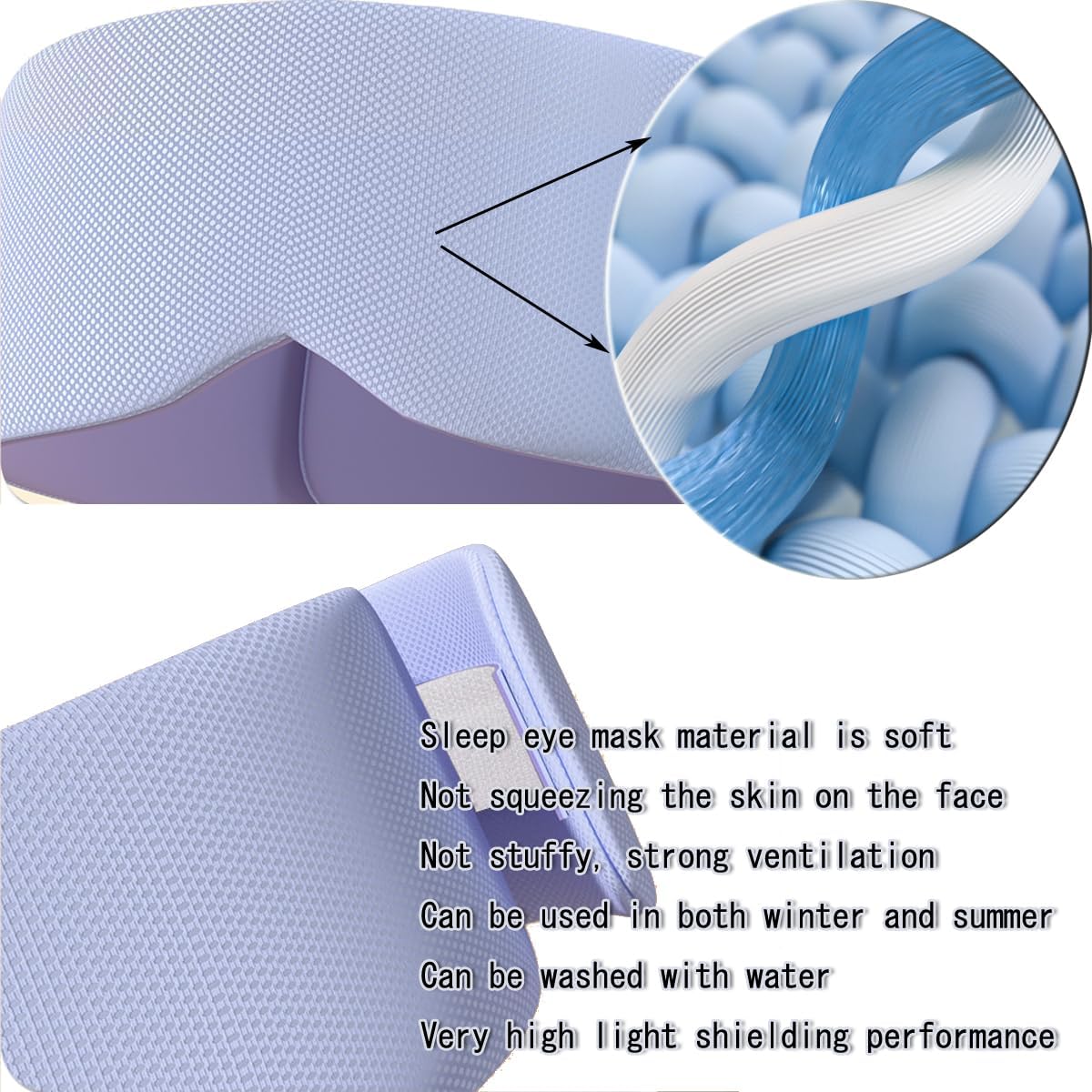 Silk Eye Sleep Mask for Sleeping Women Men, Blackout Blindfold Eye Mask+soundproof Ear plugs, Rest Like A Deaf or Blind Person, noise cancelling ear plugs Mask for Travel Night Best Sleep Mask (black)