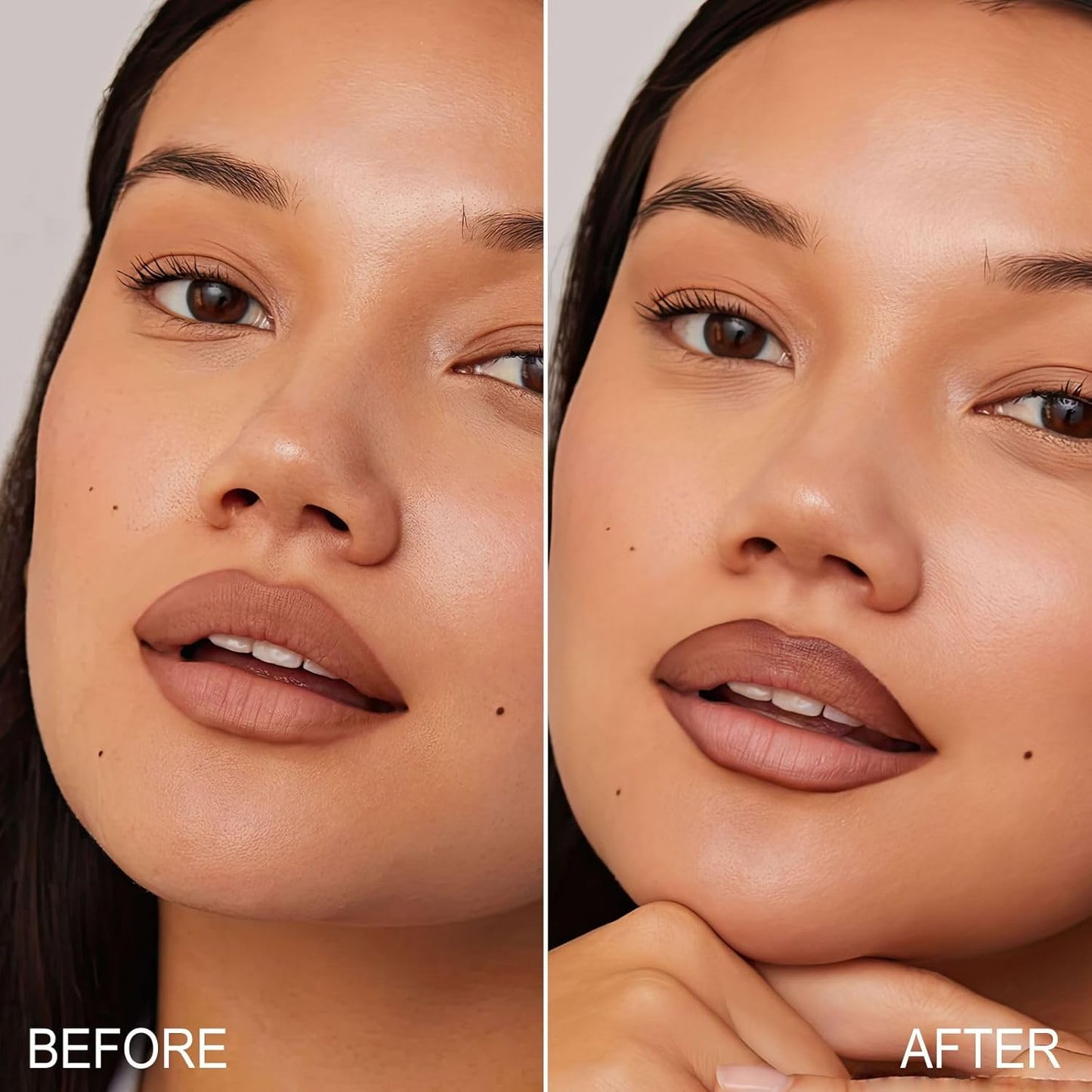 OETUIOW Lip Stain - All Day Lip Stain Peel Off, Naturally Moisturizing Lightweight Glow-Boosting Non-Sticky, Vegan Lip Makeup Gift for Her (Cocoa)