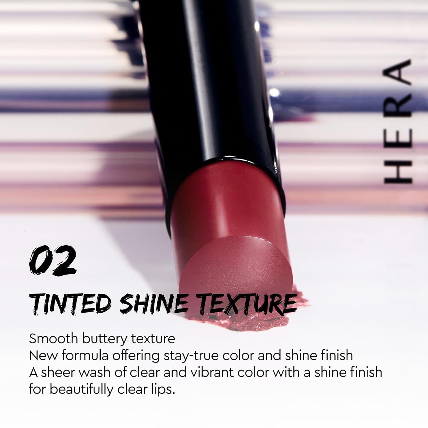 HERA Sensual Tinted Shine Stick 3.5g #105 BOYISH | 12HR Long-lasting Lipstick, Sheer & Buildable Lip Tint Stain, Hydrating Formula with Vitamin E, Smooth Finish and Luxurious Korean Makeup