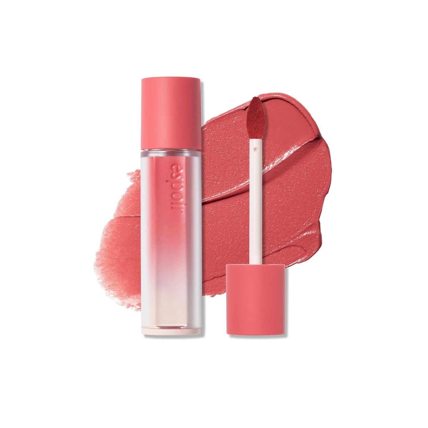 Espoir Couture Lip Tint Fitting Blur #3 Sour Peach 0.14oz | Soft and Creamy Color for Blurry Lip Look | Smudge-Proof Fixing Lip Stain | Lightweight and Comfortable Matte Finish